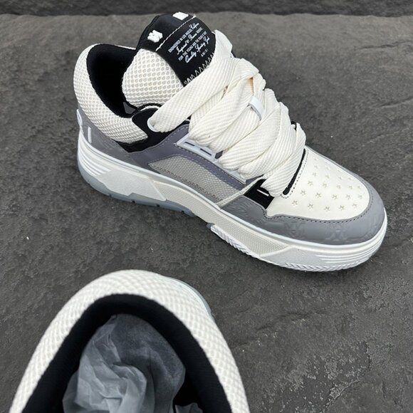 Amiri Patchwork Leather Sneakers - Picture 5 of 16